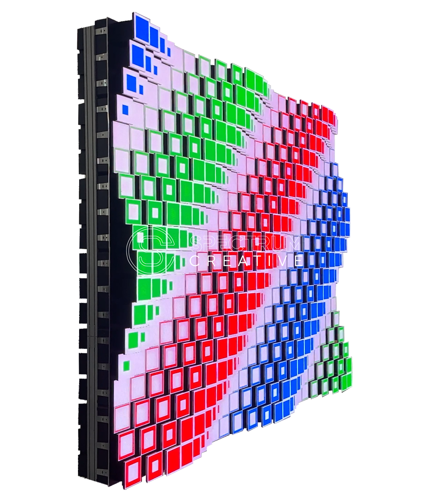 3D Kinetic LED display