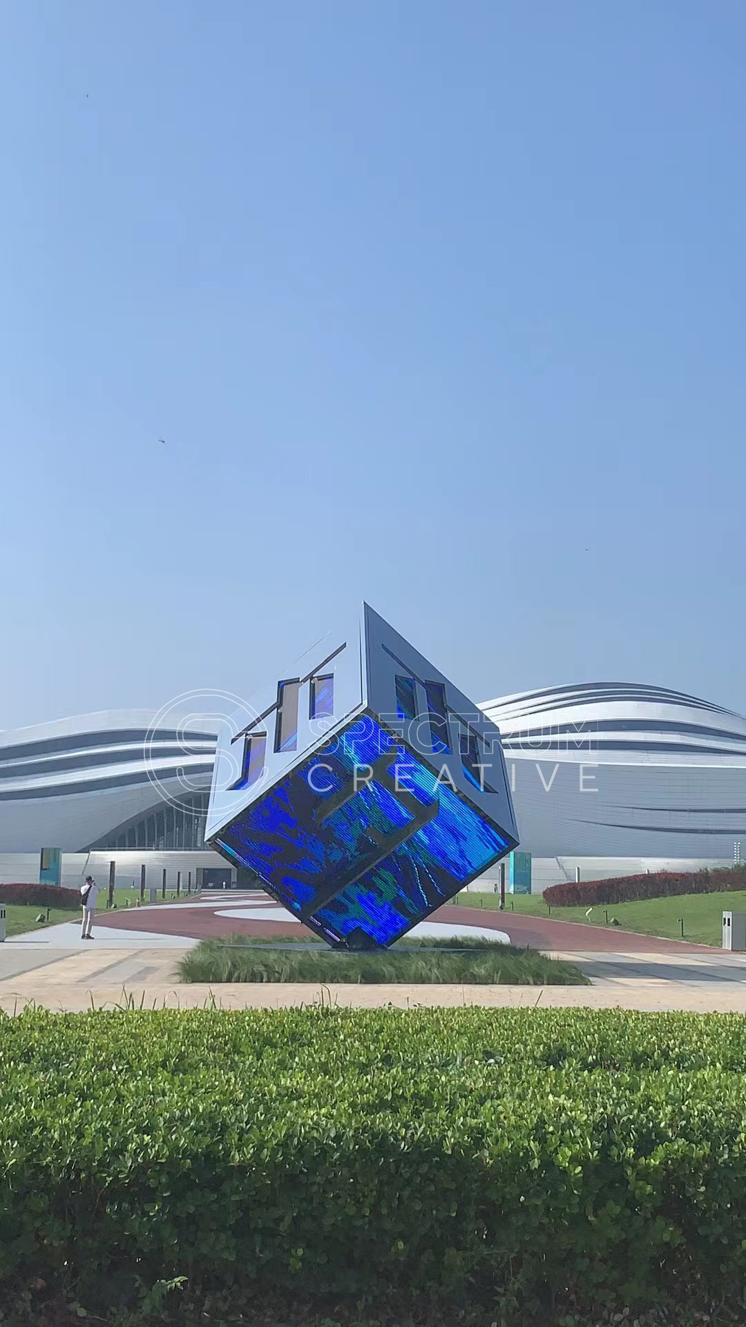 Outdoor LED Cube Display